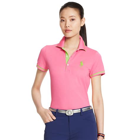 Lyst - Ralph Lauren Golf Tailored Golf-fit Polo Shirt in Pink