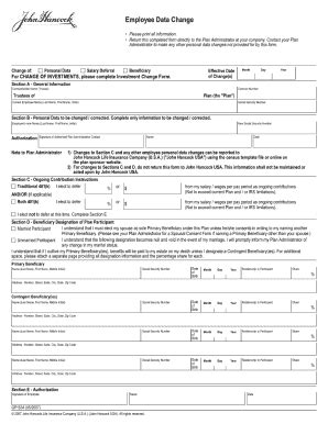 Fillable Online tooelecity john hancock gp1534 form Fax Email Print ...