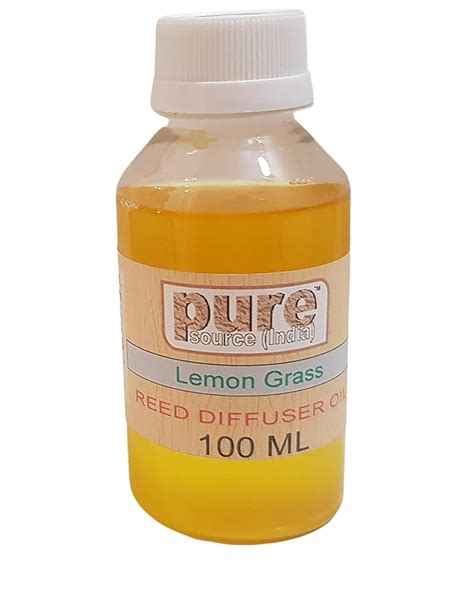 Pure Source India Aroma Reed Diffuser Refill Lemon Grass 100Ml,8 Pcs ...