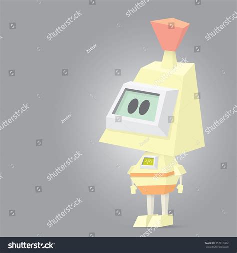Cartoon Low Poly Robot 的图像结果