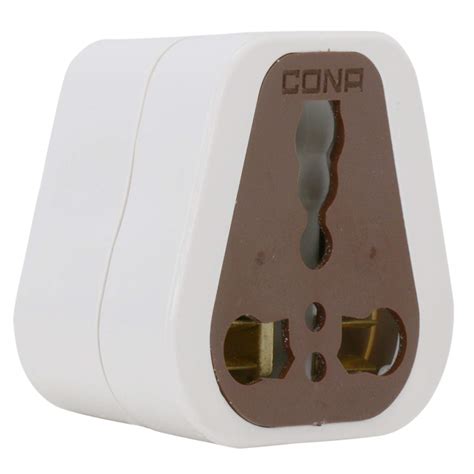 CONA 2496 X5 3 Pin Converter 6A/16A 240V, White|3 Pin Adapter|3 Pin ...