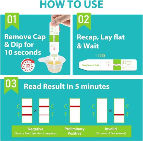 Easy@Home Nicotine Test Strips – 10 Cotinine Urine Tests, Fast Results | eBay