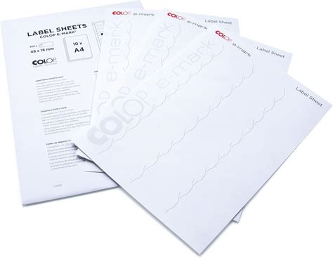 Buy COLOP e-mark Digital Marking Device Self-Adhesive Labels, 48mm x ...