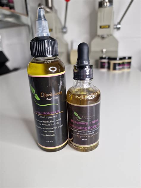 Premium Hair Oil Rosemary + Mints Oil and Ayurvedic Hair Growth Oil ...