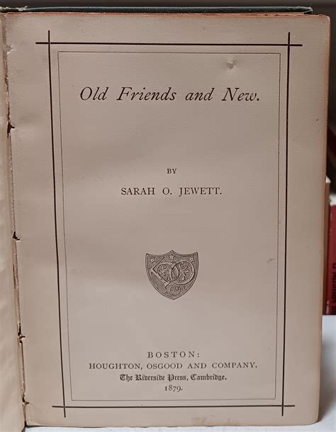 Author Sarah Orne Jewett