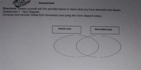 verbal cues and nonverbal cues please answer it help help please ...