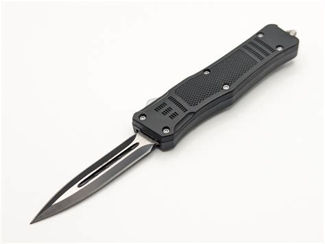 7" Mini Double Edge CQB OTF Automatic Knife Black – LIGHTNING OTF KNIVES