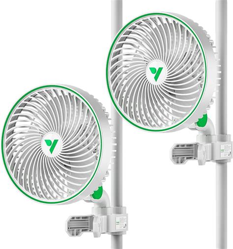 Amazon.com: VIVOSUN 2-Pack AeroWave E6 Grow Tent Fan 6”, EC Motor ...