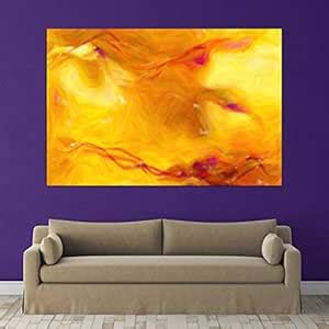 Inephos Abstract Modern Framed Canvas Painting - (85cm X 55cm ...