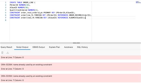 Image result for SQL Code Error