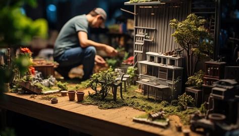 Photorealistic diorama scene photoshoot custom scene | Premium AI ...