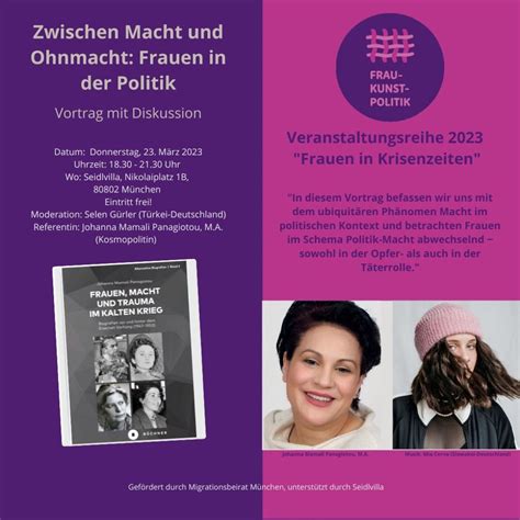 Zwischen Macht und Ohnmacht: Frauen in der Politik - Vortrag mit ...