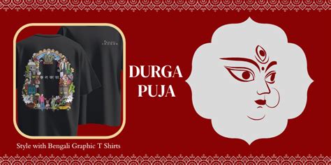 Celebrate Durga Pujo in Style with Bengali Graphic T Shirts – Bongmade