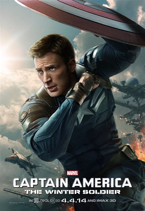 Chris Evans Avengers Poster