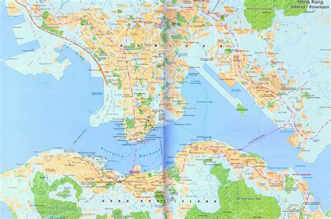 Large road map of Hong Kong city | Hong Kong | Asia | Mapsland | Maps ...