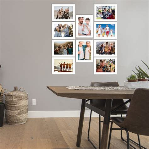 Memory Wall Collage Photo Frame - Set of 10 Photo Frames for 10 Photos ...
