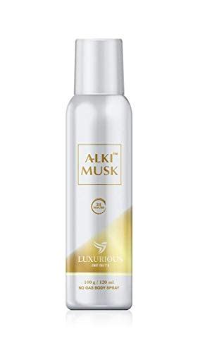 Buy AlkiMusk Luxurious Infinite No Gas Body Spray 120 ml Online at Low ...