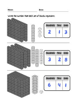 Image result for Counting Using Base Ten Blocks