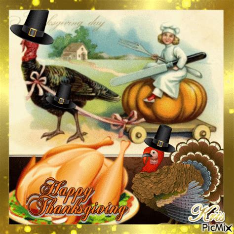 Turkey Happy Thanksgiving Animated Image Pictures, Photos, and Images ...