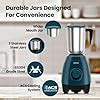 Buy Havells ESO 750 Watt Mixer Grinder | 3 Stainless Steel Jars with ...