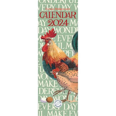 Emma Bridgewater, Rise & Shine Slim Calendar 2024 : Amazon.in: Office ...