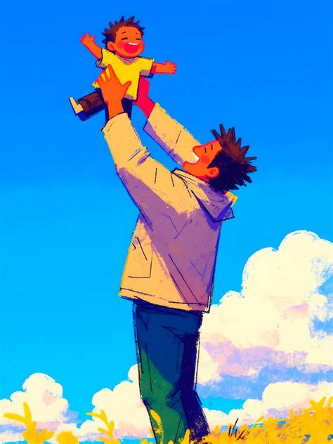 Father and son cartoon Images - Free Download on Freepik