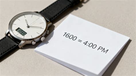 What is 1600 in military time: Quick 24-hour clock conversion guide