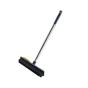 FOMIYES Telescopic Floor Scrub Brush Stiff Bristles Scraper for Grout ...