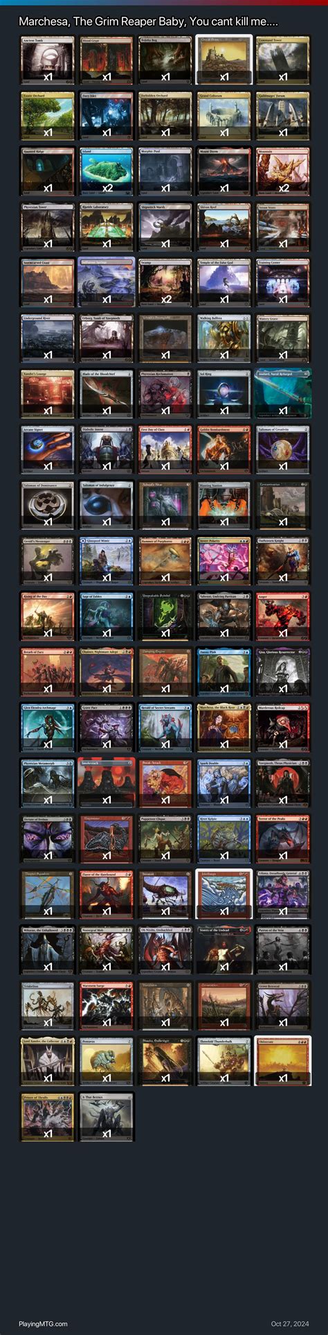 Marchesa, The Grim Reaper Baby, You cant kill me.... Magic: the ...