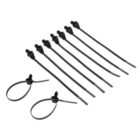 Buy Mtsooning Cable Zip Tie, 30PCS Black Nylon Push Wrap Straps, 7 ...