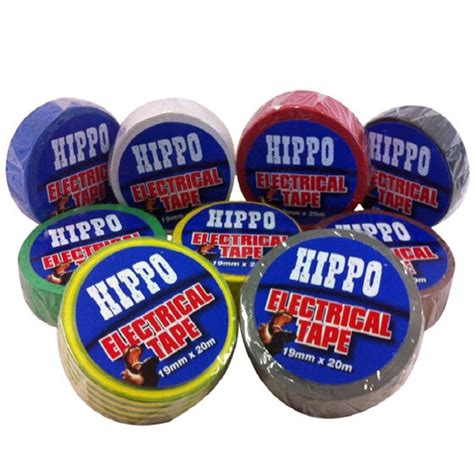 Hippo Electrical Tape 19mmX20m Green - Tippers - Builders Merchant ...