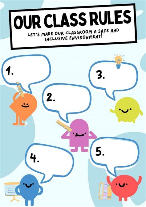 Image result for Free Classroom Rules