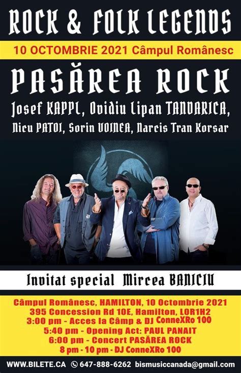 Baniciu,Kappl,Tandarica Pasarea Rock HAMILTON-GTA, Campul Romanesc ...