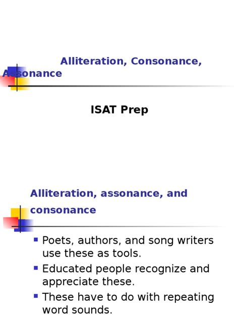 Alliteration Consonance Assonance | PDF