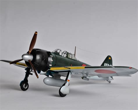 Download wallpaper toy, Mitsubishi, carrier-based fighter, model, A6M ...