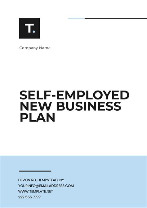 Self-Employment Business Plan Template 的图像结果