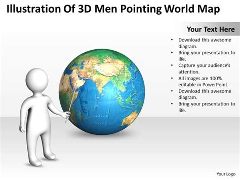 3D World Map PowerPoint Slides 的图像结果