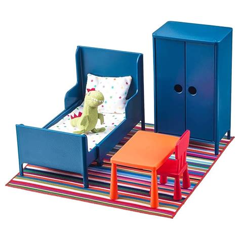 Buy IKEA HUSET Doll's Furniture, Bedroom (Multicolour) Online at Low ...