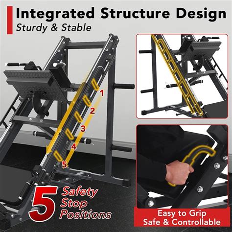 PeakPursuit Leg Press Hack Squat Machine Combo, Leg Press India | Ubuy