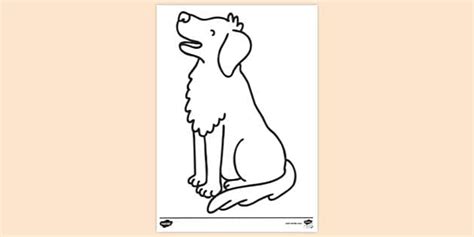 Free Printable Dog Colouring Page | Colouring Sheets
