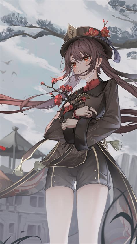 1080x1920 Resolution Genshin Impact Hu Tao 2023 Art Iphone 7, 6s, 6 ...