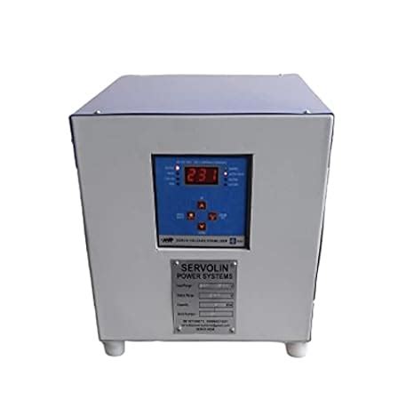 SERVOLIN POWER SYSTEMS 7.5 KVA Mainline Automatic Servo Voltage ...