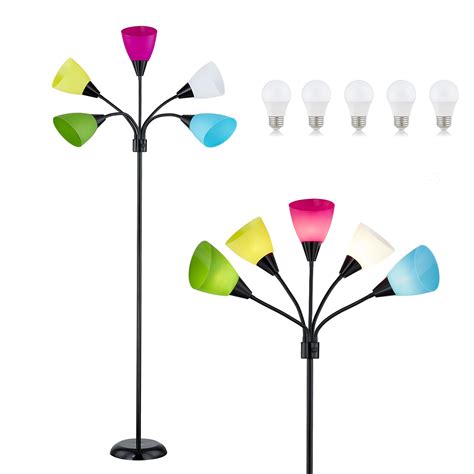 Modern Floor Lamp, Floor Lamps for Living Room, Multi Head Tall Floor ...