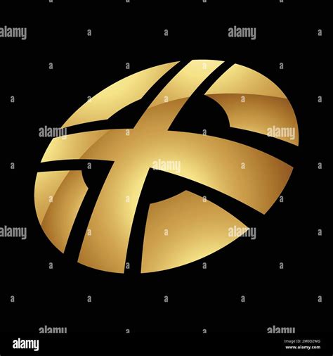 Golden Letter X Symbol on a Black Background - Icon 3 Stock Vector Image & Art - Alamy - Letter X Symbol