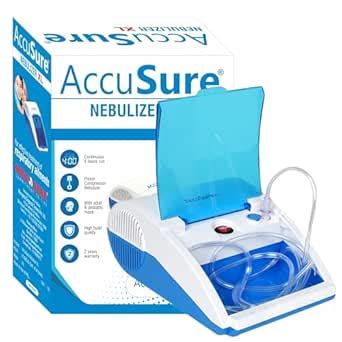 AccuSure Xl Nebulizer Machine For Adults & Kids - Compressor Nebulizer ...