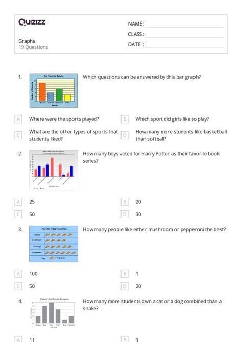 Image result for 3rd Grade Math Worksheets Graphs