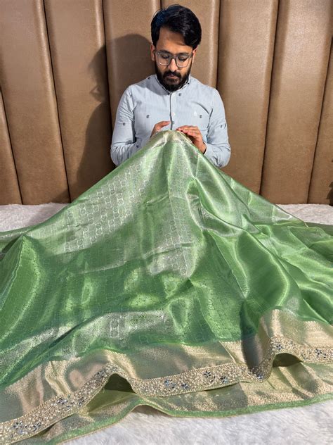 Buy Sai Pallavi Inspired Kanjivaram Tissue Silk Saree – Unique Threads ...