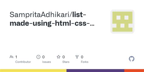 HTML CSS JavaScript Content List 的图像结果