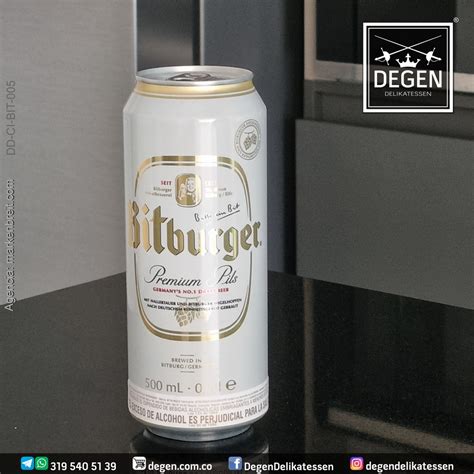 Bitburger Premium Pils - Cerveza - Botella 500 ml | DEGEN Delikatessen