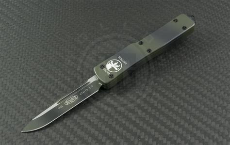 Microtech Knives Green Camo UTX-70 S/E Automatic OTF D/A Knife (2.41in ...
